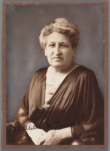 Aletta Jacobs (1854-1929). Artist: Anonymous
