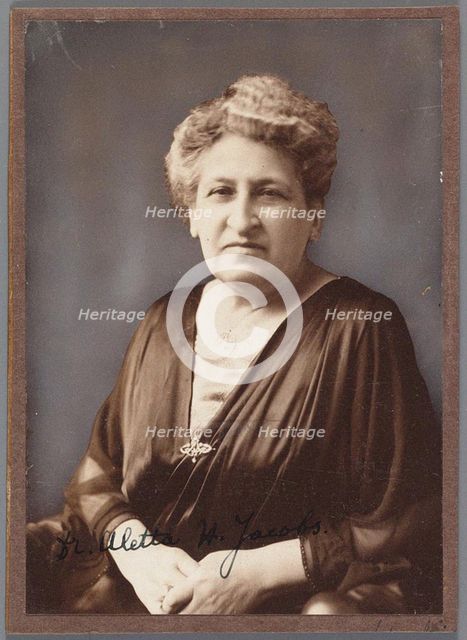 Aletta Jacobs (1854-1929). Artist: Anonymous  