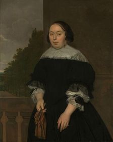 Aletta van Ravensberg (1635-77), Wife of Jan van Nes, 1668. Creator: Ludolf de Jongh