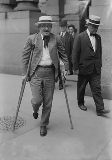 Alex. Berkman [on crutches], 1917. Creator: Bain News Service