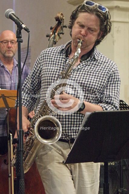 Alex Bondono, Alex Bondono’s Horace Silver Sextet, Jazz at St Andrews Church, Hove, July 2022. Creator: Brian O'Connor.