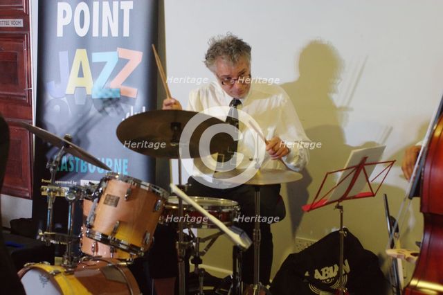 Alex Eberhard, Splash Point Jazz, Eastbourne, East Sussex, UK, 28 Aug 2019. Creator: Brian O'Connor.