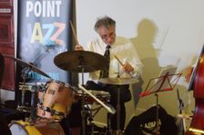 Alex Eberhard, Splash Point Jazz, Eastbourne, East Sussex, UK, 28 Aug 2019. Creator: Brian O'Connor