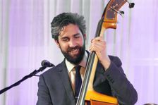Alex Gilson, Adrian Cox Trio, Watermill Jazz Club, Dorking, Surrey, Feb 2026. Creator: Brian O'Connor