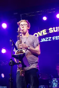 Alex Hitchcock, Love Supreme Jazz Festival, Glynde Place, East Sussex, 2015. Artist: Brian O'Connor