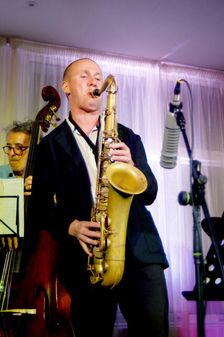 Alex Hitchcock, Watermill Jazz Club, Dorking, Surrey, 20 Sept 2022. Creator: Brian O'Connor