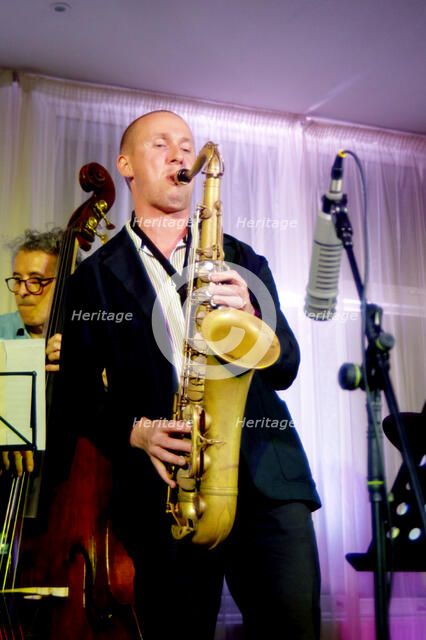 Alex Hitchcock, Watermill Jazz Club, Dorking, Surrey, 20 Sept 2022. Creator: Brian O'Connor.