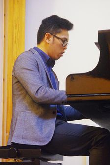 Alex Ho, Gary Crosby Sextet, National Jazz Archive, Loughton, Essex, Oct 2023. Creator: Brian O'Connor