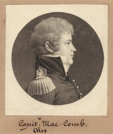 Alexander Macomb, Jr., 1809. Creator: Charles Balthazar Julien Févret de Saint-Mémin