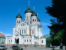 Alexander Nevsky Cathedral, Tallinn, Estonia. Creator: Peter Thompson