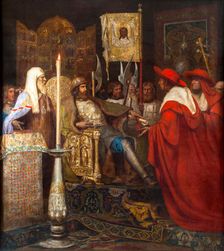 Alexander Nevsky Receiving Papal Legates
