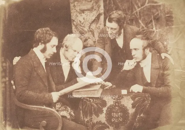 Alexander of Duntocher, McMillan of Cardross and Two Others, 1843-47. Creators: David Octavius Hill, Robert Adamson, Hill & Adamson.