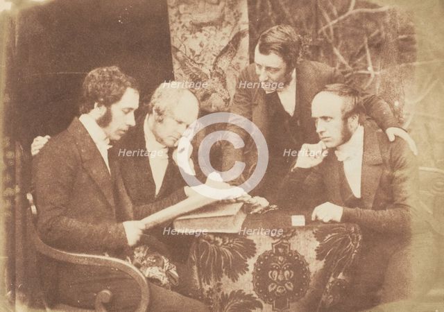 Alexander of Duntocher, McMillan of Cardross and Two Others, 1843-47. Creators: David Octavius Hill, Robert Adamson, Hill & Adamson.