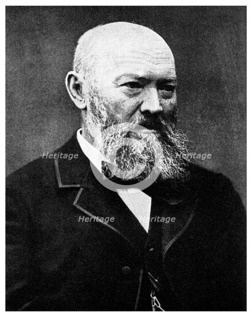 Alexander Ostrovsky, Russian dramatist, 19th century (1956). Artist: Unknown