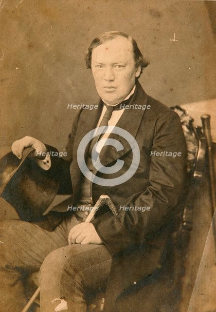 Alexander Ostrovsky, Russian dramatist, late 1850s. Artist: Unknown