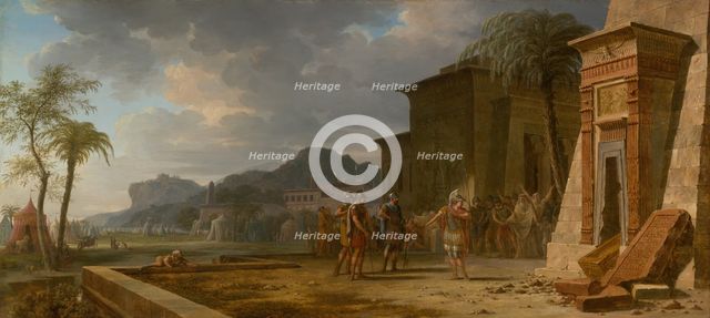 Alexander at the Tomb of Cyrus the Great, 1796. Creator: Pierre Henri de Valenciennes.