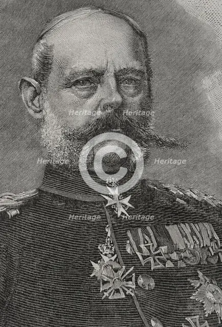 Alexander August Wilhelm von Pape, (1813-1895), Royal Prussian infantry Colonel-General..., 1891.  Creator: Unknown.