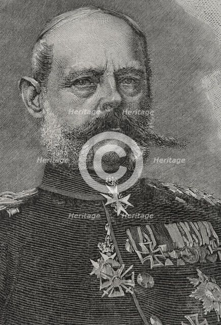 Alexander August Wilhelm von Pape, (1813-1895), Royal Prussian infantry Colonel-General..., 1891.  Creator: Unknown.