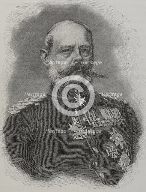 Alexander August Wilhelm von Pape, (1813-1895), Royal Prussian infantry Colonel-General...1891. Creator: Unknown.