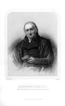 Alexander Adam, Scottish teacher and writer on Roman antiquities, (1870).Artist: S Freeman
