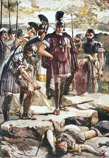 Alexander and the Body of Darius 1890. Creator: Unknown