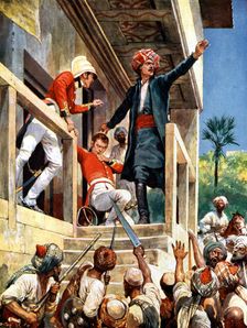 Alexander Burnes, Scottish diplomat murdered by Afghans during the First Anglo-Afghan War, 1841