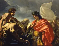 Alexander before the Dead Body of Darius, um 1700