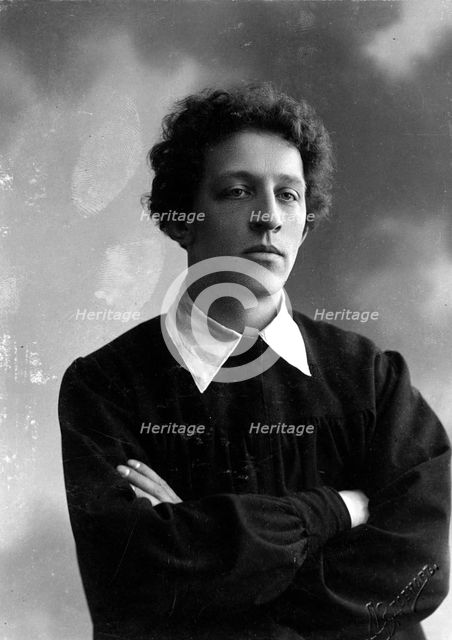 Alexander Blok, Russian poet, c1900s. Artist: Unknown