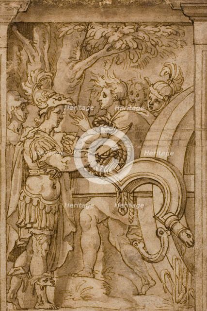 Alexander Cutting the Gordian Knot, n.d. Creator: Unknown.