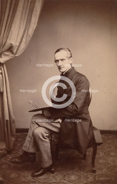 [Alexander Calame], 1860s. Creator: Francois Vuagnat.