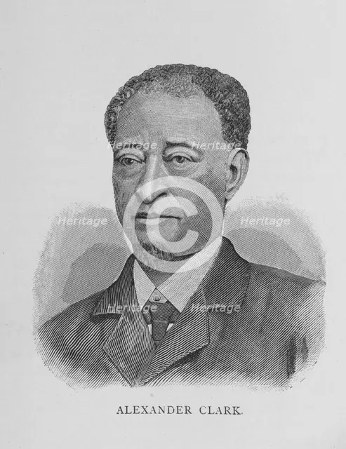 Alexander Clark, 1887. Creator: Unknown.