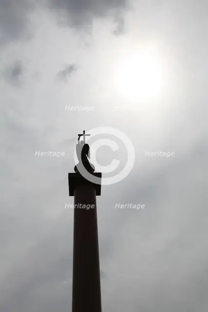 Alexander Column, St Petersburg, Russia, 2011. Creator: Sheldon Marshall.