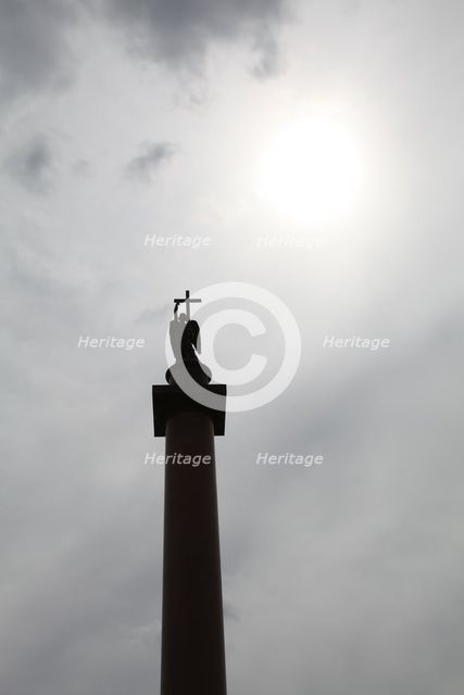 Alexander Column, St Petersburg, Russia, 2011. Creator: Sheldon Marshall.