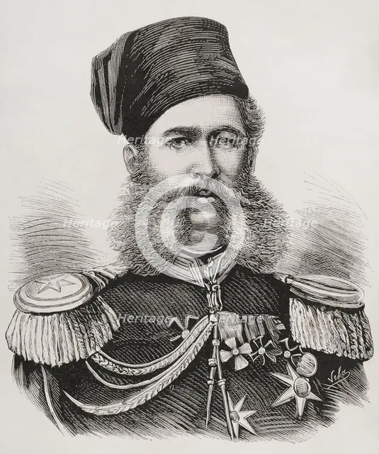 Alexander Dondukov-Korsakov, (1820-1893), Russian politician and statesman, 1878. Creator: Eugenio Vela.