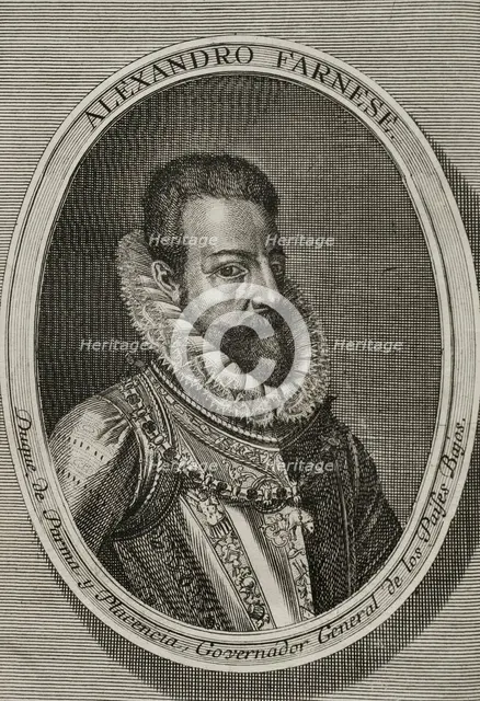 Alexander Farnese (1545-1592), 1748.  Creator: Unknown.