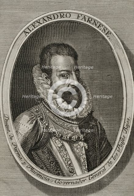 Alexander Farnese (1545-1592), 1748.  Creator: Unknown.