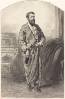 Alexander Gabriel Descamps, 1853. Creator: Paul Gavarni