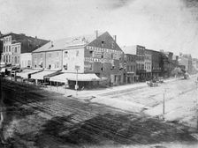 Alexander Gardner's Photographic Gallery, 7th & D Street, NW, Washington, D.C., ca. 1863. Creator: Unknown