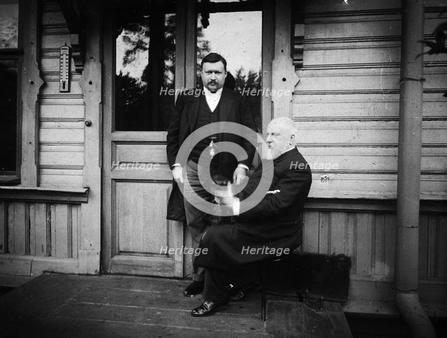Alexander Glazunov (1865-1936) and Mily Balakirev (1837-1910).
