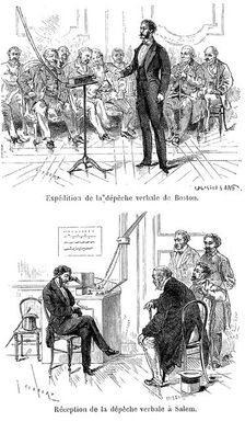 Alexander Graham Bell (1847-1922), Scottish-born American inventor, 1877 (1883)