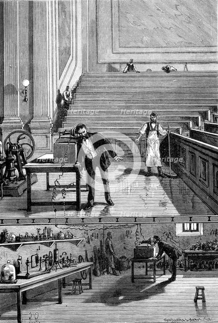 Alexander Graham Bell (1847-1922), Scottish-born American inventor, 1883. Artist: Unknown