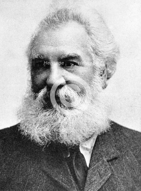 Alexander Graham Bell (1847-1922), Scottish-born American inventor, 1907. Artist: Unknown