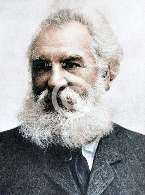 Alexander Graham Bell (1847-1922), Scottish-born American inventor, 1907. Creator: Unknown.