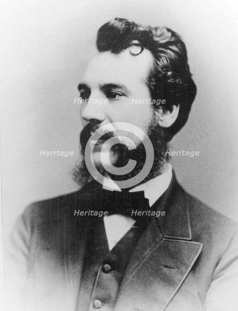 Alexander Graham Bell (1847-1922), Scottish-born American inventor. Artist: Unknown