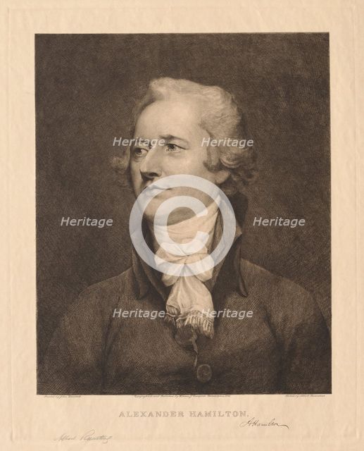 Alexander Hamilton, 1895. Creator: Albert Rosenthal (American, 1863-1939).