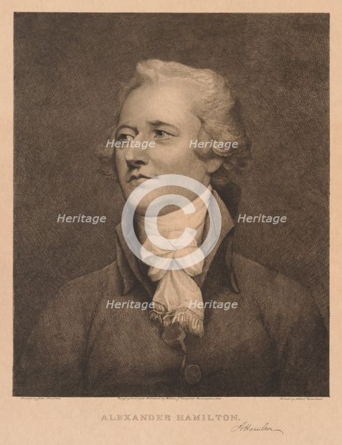 Alexander Hamilton, 1895. Creator: Albert Rosenthal (American, 1863-1939).