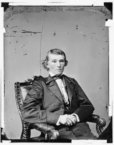 Alexander Hamilton Stephens of Georgia, Vice Pres. of Confederacy, between 1865 and 1880. Creator: Unknown