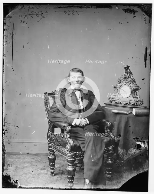 Alexander Hamilton Stephens of Georgia, Vice-President of the Confederacy, c.1865-1880. Creator: Unknown.