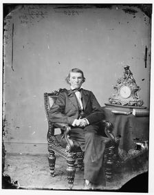 Alexander Hamilton Stephens of Georgia, Vice-President of the Confederacy, c.1865-1880. Creator: Unknown