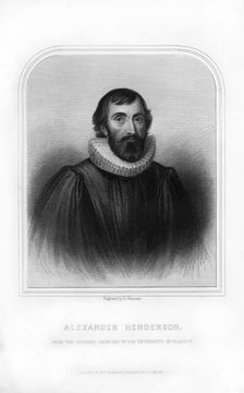 Alexander Henderson, Scottish theologian, (1870).Artist: S Freeman
